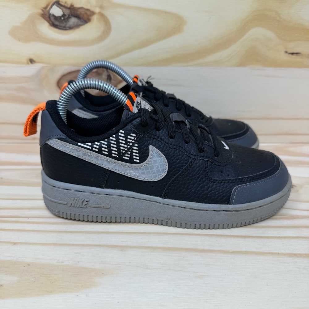 Nike Force 1 LV8 2 Little Kids' Shoes Black-Wolf Grey-Dark Grey CK0829-001 Sz 1Y